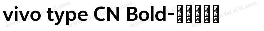 vivo type CN Bold字体转换